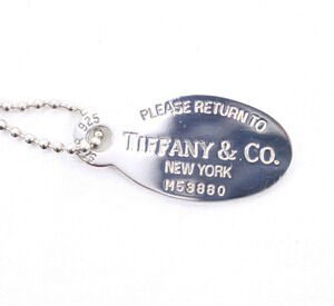 TIFFANY Co to Oval Necklace